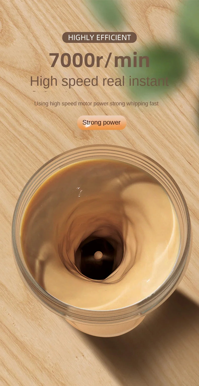 Portable USB Electric Blender – Rechargeable Protein Shaker Cup