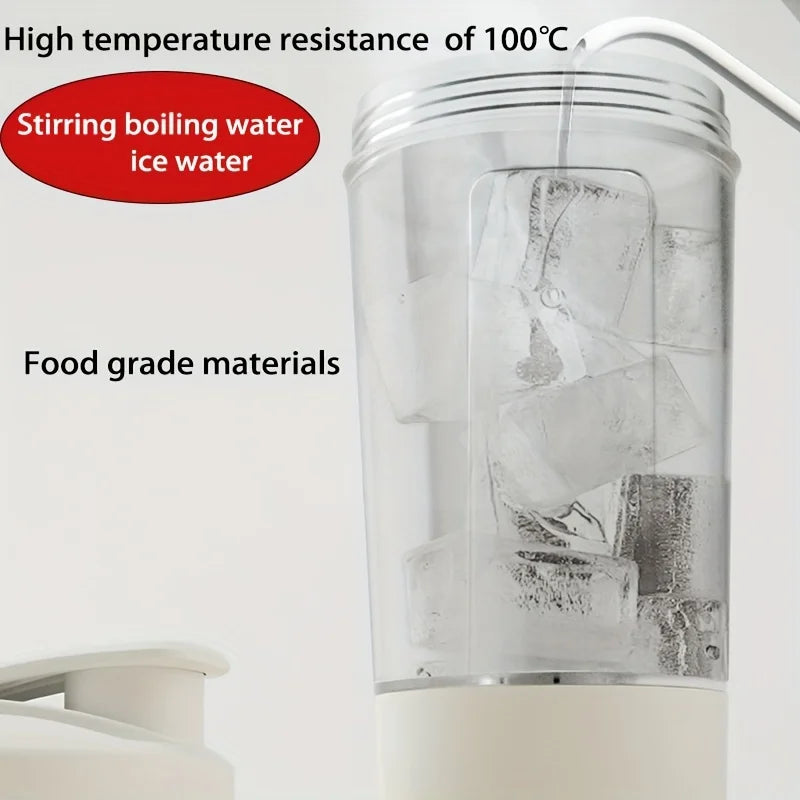 Portable USB Electric Blender – Rechargeable Protein Shaker Cup