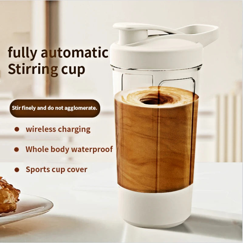 Portable USB Electric Blender – Rechargeable Protein Shaker Cup