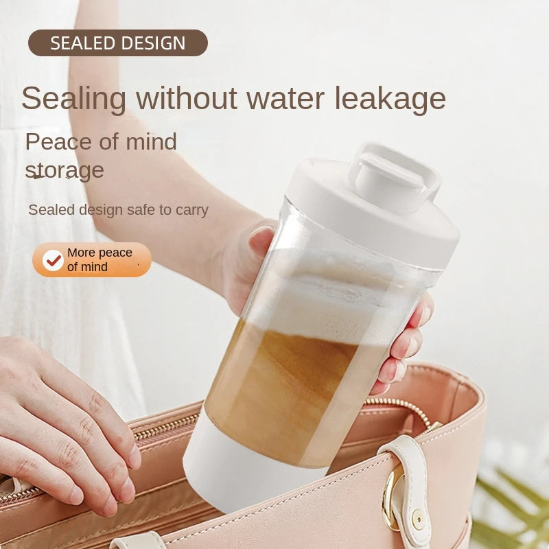 Portable USB Electric Blender – Rechargeable Protein Shaker Cup