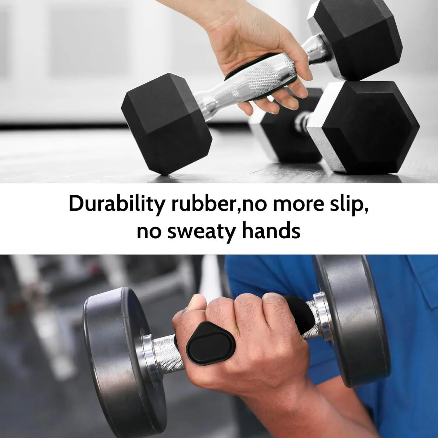 Silicone Gym Grip Pads – Anti-Slip Palm Protection for Weightlifting