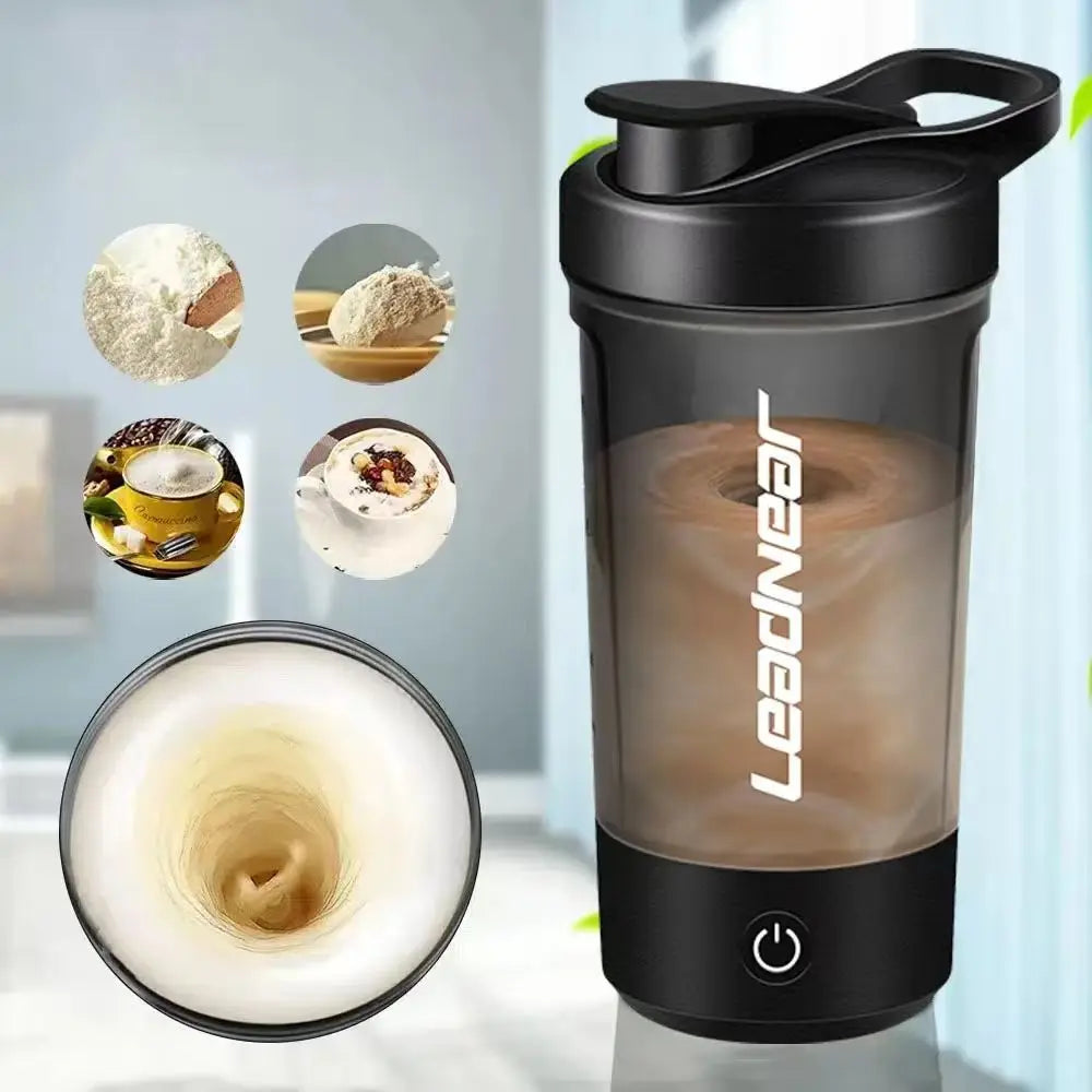 Portable USB Electric Blender – Rechargeable Protein Shaker Cup