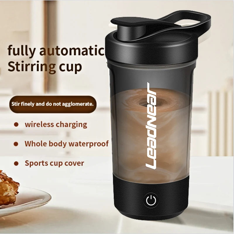 Portable USB Electric Blender – Rechargeable Protein Shaker Cup