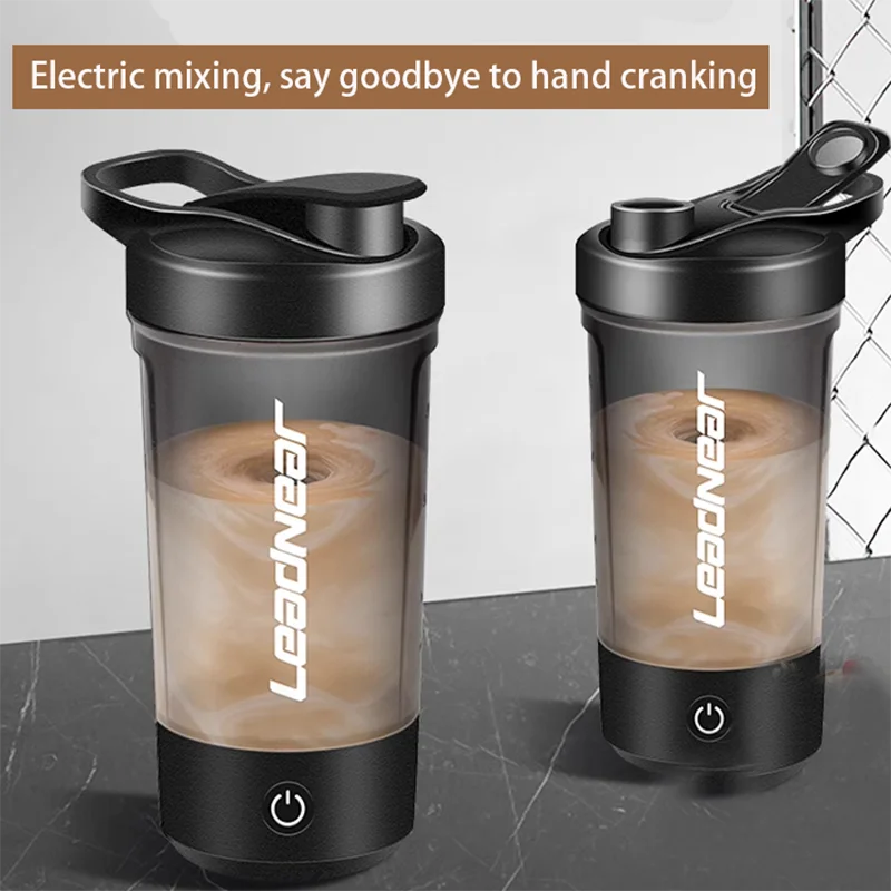 Portable USB Electric Blender – Rechargeable Protein Shaker Cup